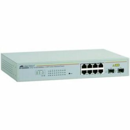 ALLIED TELESIS Switch - 8 - Ethernet;Fast Ethernet;Gigabit Ethernet - 1 Gbps - AT-GS950/8-10